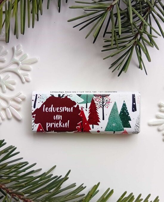 MINI PIENA ŠOKOLĀDE "IEDVESMU UN PRIEKU"